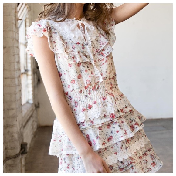 POL All Summer Long Tiered Mini Dress - Picture 3 of 10